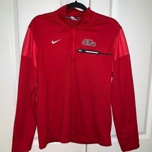 Nike Men’s Ole Miss 1/4 zip size Medium